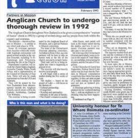 Anglican Action 1992 February