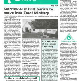 Anglican Action 1993 May