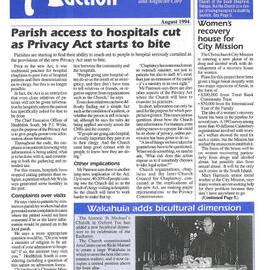 Anglican Action 1994 August