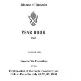 Diocese of Dunedin Yearbook 1986