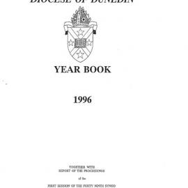 Diocese of Dunedin Yearbook 1996