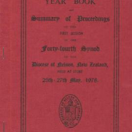 Diocese_Nelson_Synod_1978