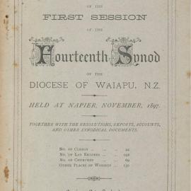Diocese of Waiapu Synod Proceedings 1897