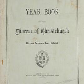 Diocese of Christchurch Year Book 1897-1898