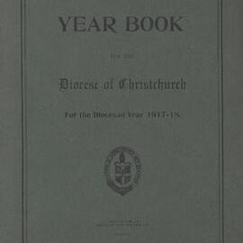 Diocese of Christchurch Year Book 1917-1918