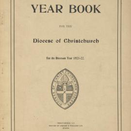 Diocese of Christchurch Year Book 1921-1922