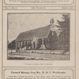 Taranaki Church Magazine 1910 March