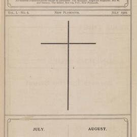 Taranaki Church Magazine 1910 July