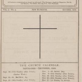 Taranaki Church Magazine 1910 October
