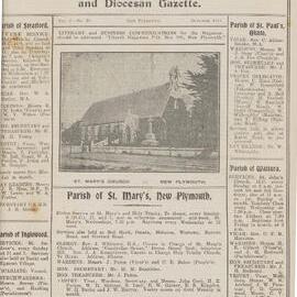 Taranaki Church Magazine 1911 October