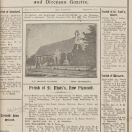 Taranaki Church Magazine 1912 February