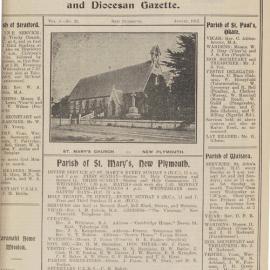 Taranaki Church Magazine 1912 August