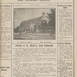 Taranaki Church Magazine 1912 November