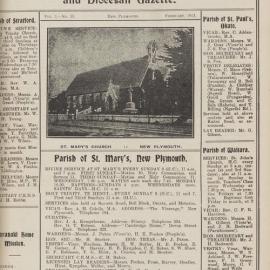 Taranaki Church Magazine 1913 February