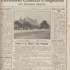 Taranaki Church Magazine 1914 February