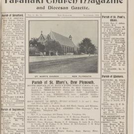 Taranaki Church Magazine 1914 September