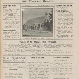 Taranaki Church Magazine 1916 May