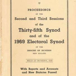 Proceedings of the Synod of the Diocese of Dunedin 1969