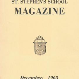 St Stephen's School Magazine 1963