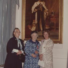 Alice Berridge receiving her MBE 