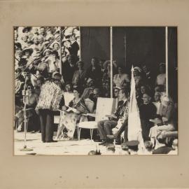 Queen Elizabeth and Prince Philip - Arawa Park - 1954