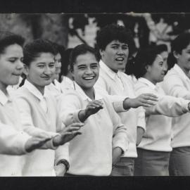 Queen Victoria girls performing