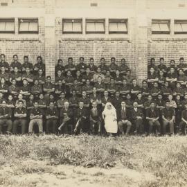 Te Aute College school and staff 1924 