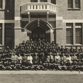 Te Aute College school and staff 1954/55 