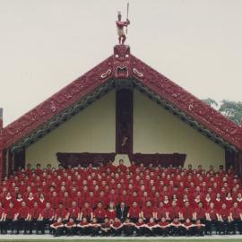Te Aute College school w one adult undated 
