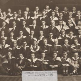 Auckland University College Male Graduates 1931 