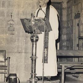 Bishop John Holland preaching