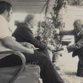 Archbishop of Canterbury, Donald Coggan, visit to the Diocese of Polynesia 1977 to celebrate 100 years of Anglican Mission to Fiji