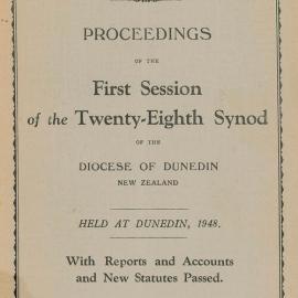 Diocese of Dunedin Year Book 1948