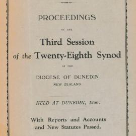 Diocese of Dunedin Year Book 1950