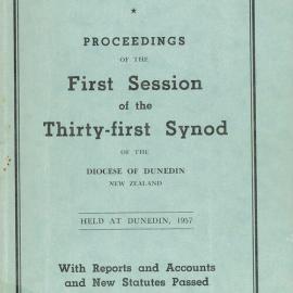 Diocese of Dunedin Year Book 1957