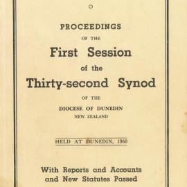 Diocese of Dunedin Year Book 1960