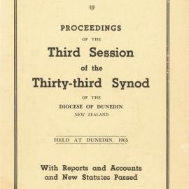 Diocese of Dunedin Year Book 1965