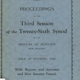 Diocese of Dunedin Year Book 1944