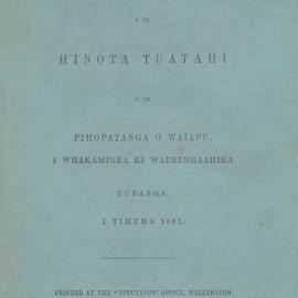 Diocese of Waiapu Synod Proceedings 1861