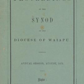 Diocese of Waiapu Synod Proceedings 1873