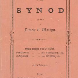 Diocese of Waiapu Synod Proceedings 1876