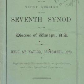 Diocese of Waiapu Synod Proceedings 1878