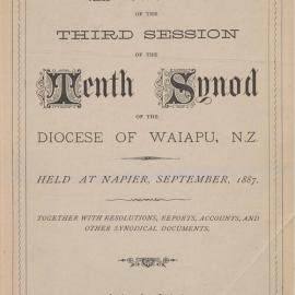Diocese of Waiapu Synod Proceedings 1887