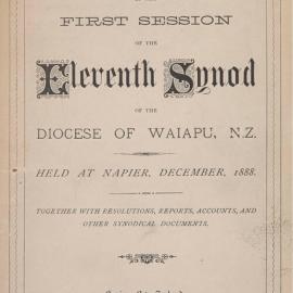 Diocese of Waiapu Synod Proceedings 1888
