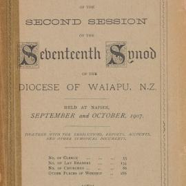 Diocese of Waiapu Synod Proceedings 1907