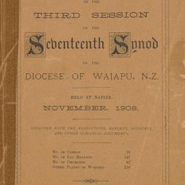 Diocese of Waiapu Synod Proceedings 1908