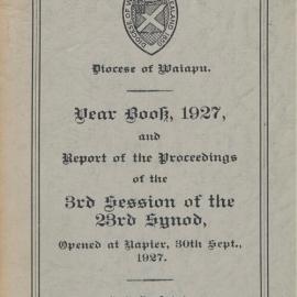 Diocese of Waiapu Synod Proceedings 1927