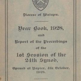 Diocese of Waiapu Synod Proceedings 1928
