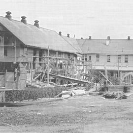 Hukarere School north-east wing following the 1931 earthquake