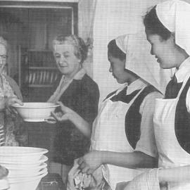Hukarere students working in the kitchen